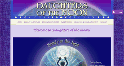 Desktop Screenshot of daughtersofthemoon.com